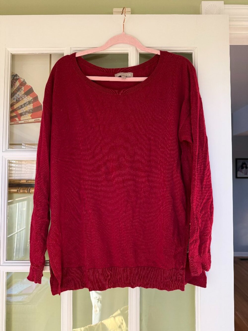 Banana Republic Burgundy Crewneck Sweater